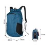 Ελαφρύ Αναδιπλούμενο Σακίδιο Πλάτης Backpack Journey (Blue) της Alpin Pro, KRE73393 trazeras|KRE73393