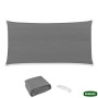 Ορθογώνιο Πανί Σκίασης 3x4m (Dark Grey) της Grasher STB74628 trazeras|STB74628