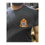 Κοντομάνικη Μπλούζα T-Shirt Εθελοντής Πυροσβέστης με Ραμμένα Σήματα (Navy) MAL78365 trazeras|MAL78365