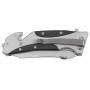 Σουγιάς Jack Knife, One Handed, Black, Metal Handle με Ενίσχυση (Silver) της Max Fuchs MAX79777 trazeras|MAX79777