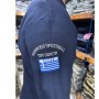 Μακρυμάνικη Μπλούζα Polo, Υπουργείο Προστασίας του Πολίτη με Ραμμένα Σήματα, Navy Blue, MAL80741 trazeras|MAL80741