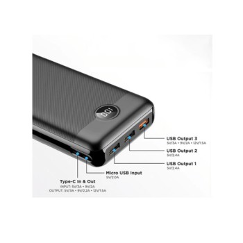 Power Bank 30.000 Mah της Veger VEL85810 Trazeras|VEL85810