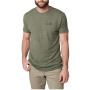 Κοντομάνικη Μπλούζα Triblend Legacy Short Sleeve Tee (Military Green Heather) της 5.11 Tactical FIV63827 trazeras|FIV63827