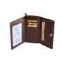 Δερμάτινο Πορτοφόλι Γυναικείο Mod.8246D (Καφέ) της Kouros KOU52087 trazeras|KOU52087