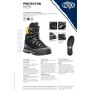 Μπότες Yλοτομίας Protector Alpin S2, High 8'' (Black/Yellow) της Haix HAI26977 trazeras|HAI26977