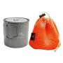 Δοχείο Τιτανίου 650 ml. Titanium Pot με Καπάκι της Toaks REC51139 trazeras|REC51139