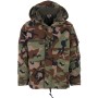 Αδιάβροχο Τζάκετ Military Parka με Επένδυση (Woodland) VAN32016 trazeras|VAN32016