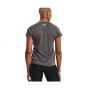 Γυναικείο Κοντομάνικο Τ-shirt με V Λαιμόκοψη Tech Twist (Γκρι) της Under Armour SRS68837 trazeras|SRS68837
