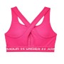 Γυναικείο Αθλητικό Σουτιέν Crossback Mid (Ροζ) της Under Armour SRS68716 trazeras|SRS68716