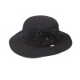 Αδιάβροχο Βαμβακερό Καπέλο T3 The Wanderer Hat (Black) της Tilley SRS78582 trazeras|SRS78582