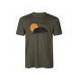 Κοντομάνικη Μπλούζα Κυνηγετική T-Shirt Night Fever (Pine Green Melange) της Seeland LAM71014 trazeras|LAM71014