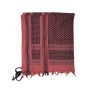 Παλαιστινιακή Βαμβακερή Μαντίλα Shemagh Scraf (Red / Black) της Mil-Tec STU80952 trazeras|STU80952