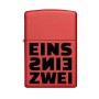 Αναπτήρας Eins Zwei (Red) της Zippo CAR81784 trazeras|CAR81784