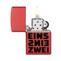 Αναπτήρας Eins Zwei (Red) της Zippo CAR81784 trazeras|CAR81784
