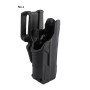 Θήκη Πιστ. T-Series L2D LB Duty Holster Glock 17 TLR 7/8 2 Επιλογές (Black) της Blackhawk SRS71975 trazeras|SRS71975