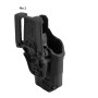 Θήκη Πιστ. T-Series L2D LB Duty Holster Glock 17 TLR 7/8 2 Επιλογές (Black) της Blackhawk SRS71975 trazeras|SRS71975