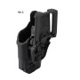 Θήκη Πιστ. T-Series L2D LB Duty Holster Glock 17 TLR 7/8 2 Επιλογές (Black) της Blackhawk SRS71975 trazeras|SRS71975