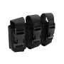 Τριπλη Θήκη Χειροβομβίδων Κρότου Λάμψης Triple Flash Bang Pouch Laser Cut (Black) της Warrior Assault Systems SRS82241 trazeras|SRS82241