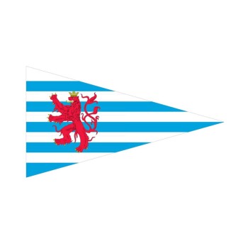 Σημαία Λουξεμβούργο με Έμβλημα Τρίγωνη (11 Επιλογές) της Interflag INT85038 Trazeras|INT85038