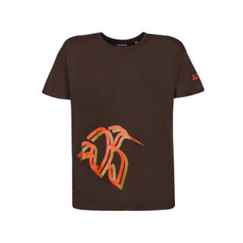 Βαμβακερή Κοντομάνικη Μπλούζα T-Shirt Beccaccia της Zotta Forest GOR85394 Trazeras|BECCACCIA