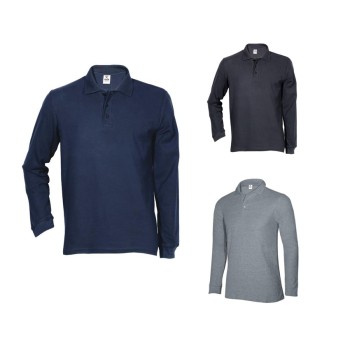 Βαμβακερή Μακρυμάνικη Μπλούζα Polo Mod.MPLS200C (3 Χρώματα) της Κ Prime FAG85682 Trazeras|FAG85682