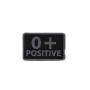 Σήμα Ομάδας Αίματος 0+ (2 τμχ) (Black) της Helicon-Tex LIK73370 trazeras|LIK73370