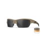 Επιχειρησιακά Γυαλιά, Σετ 3 Φακών WX Valor 2.5 Grey / Light Rust / Clear Mod.CHVAL06T (Matte Tan) της Wiley X WIL77479 trazeras|WIL77479