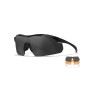 Επιχειρησιακά Γυαλιά Σετ 3 Φακών WX Vapor 2.5 Grey / Light Rust / Clear Mod.3502 (Matte Black) της Wiley X WIL77484 trazeras|WIL77484