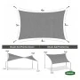 Ορθογώνιο Πανί Σκίασης 3x4m (Dark Grey) της Grasher STB74628 trazeras|STB74628