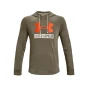 Hoodie Rival Logo French Terry (Sage Green) της Under Armour SRS68687 trazeras|SRS68687