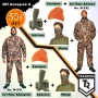 Υδρόφοβο Σετ Παντελόνι & Τζάκετ Camo Swamp, Αθόρυβο (Παραλλαγή Δάσους) KSMB50532 trazeras|SMB50532