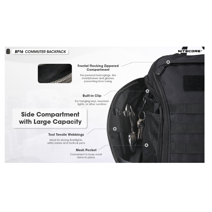 Σακίδιο Backpack BP16 της Nitecore VAS63328 trazeras|VAS63328