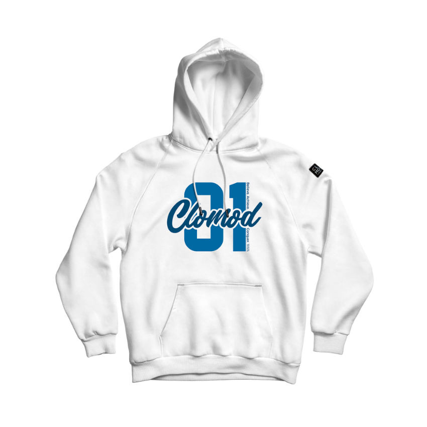 Μπλούζα Hoody One (White) της Clomod PEN63603 trazeras|PEN63603