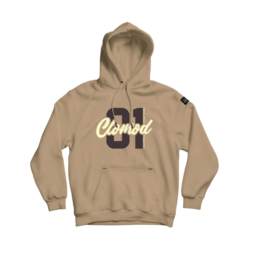 Μπλούζα Hoody One (Tan Brown) της Clomod PEN63610 trazeras|PEN63610