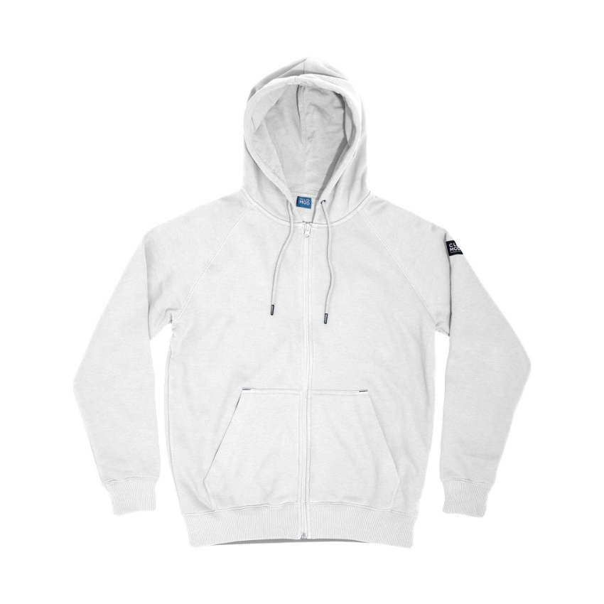 Ζακέτα Zip Hoody Blank (White) της Clomod PEN63618 trazeras|PEN63618
