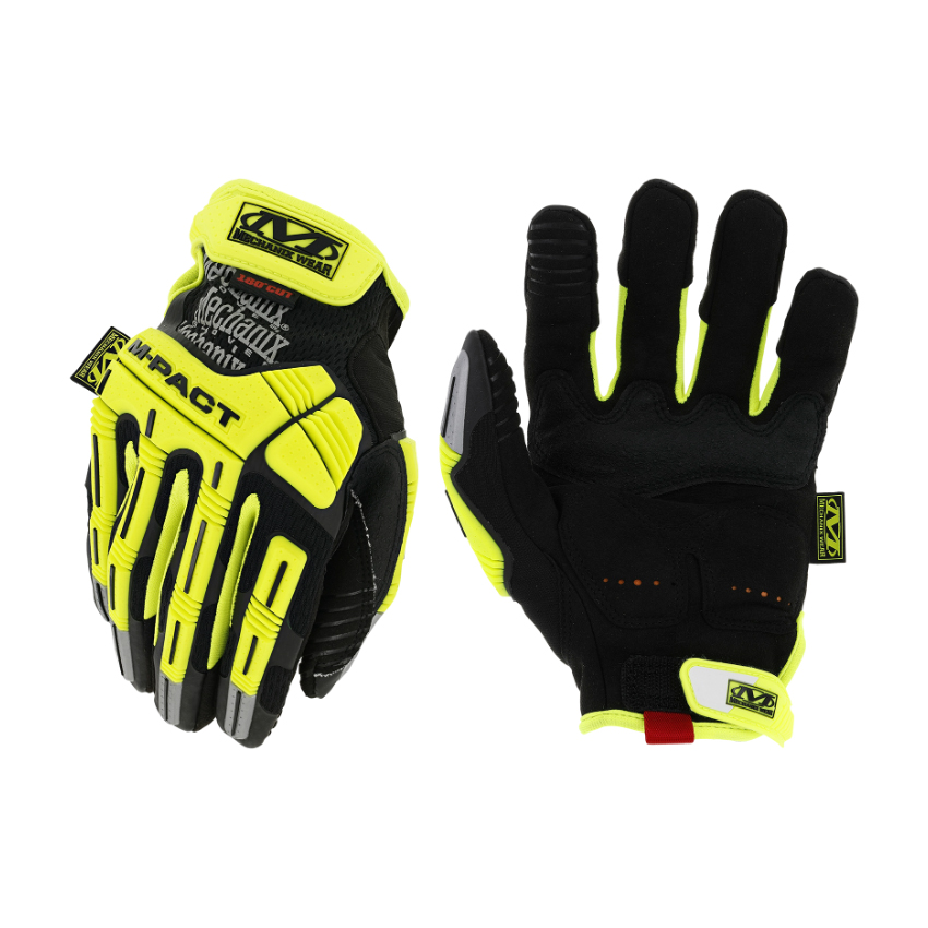 Γάντια M-Pact E5 Cut Resistant (Κίτρινο/Μαύρα) της Mechanix VAS63958 trazeras|VAS63958