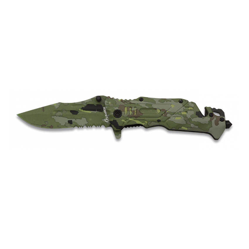 Σουγιάς Rubbered Fiber/Green Camo, 18401-A της Albainox VAS63988 trazeras|VAS63988