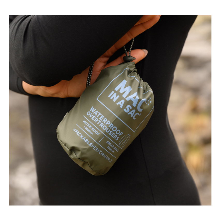 Αδιάβροχο Παντελόνι Overtrousers (Khaki) της Mac In A Sac TSO65155 trazeras|TSO65155