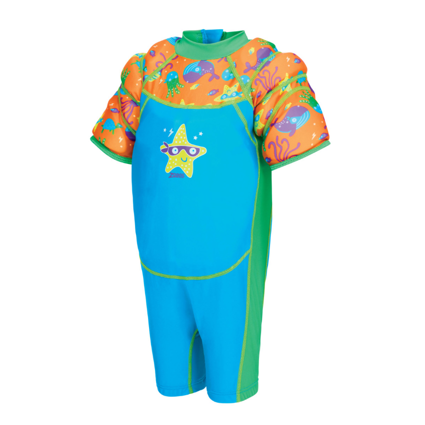 Παιδικό Κορμάκι Κολύμβησης Super Star Floatsuit (Μπλε) της Zoggs ION65786 trazeras|ION65786