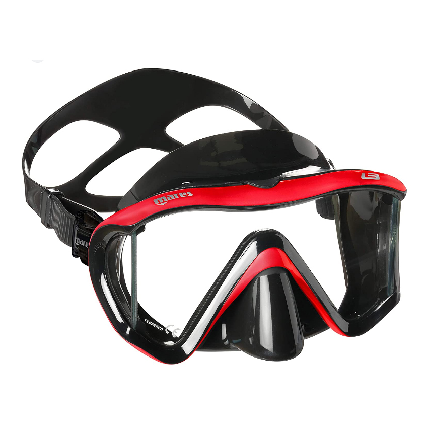 Μάσκα Κατάδυσης I3 Liquid Skin (Μαύρο/Κόκκινο) της Mares ION65814 trazeras|ION65814