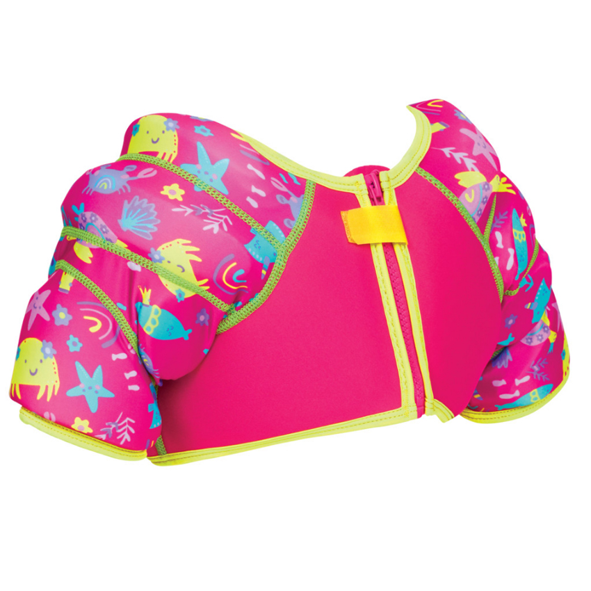 Παιδικό Κορμάκι Κολύμβησης Swimsure Jacket Water Confidence (Ροζ) της Zoggs ION65788 trazeras|ION65788