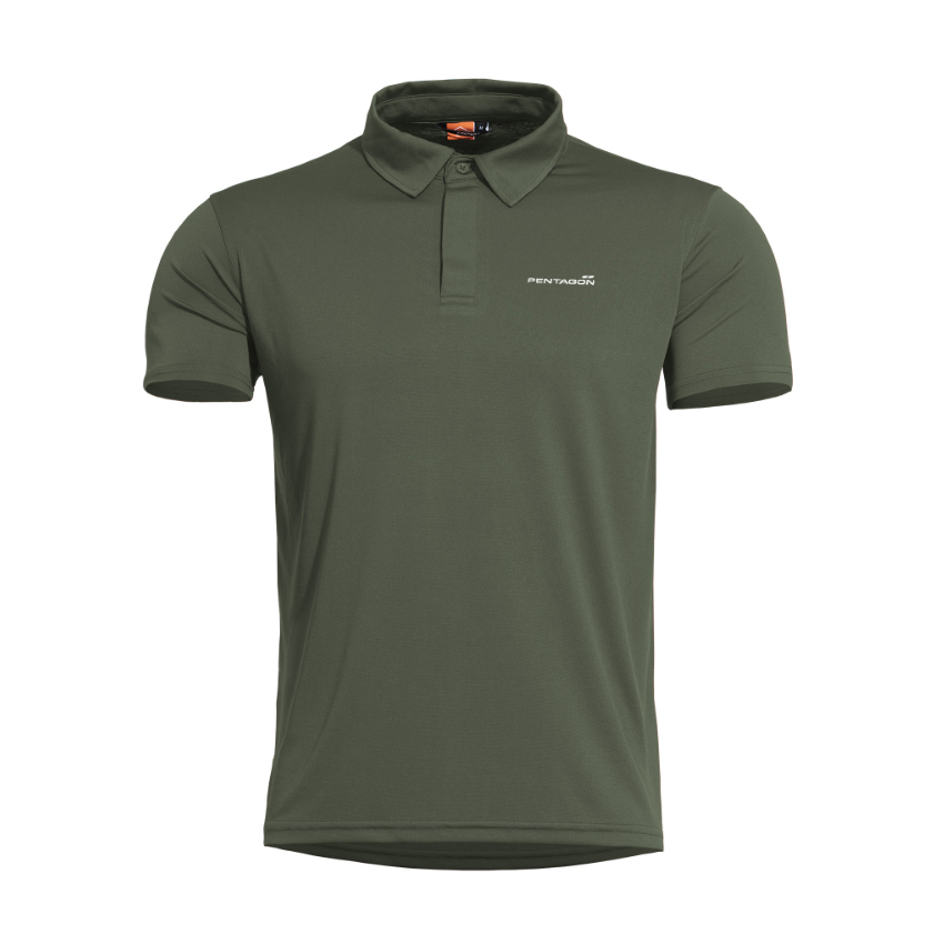 Κοντομάνικη Μπλούζα Notus Quick Dry Polo (Olive Green) της Pentagon PEN67877 trazeras|PEN67877
