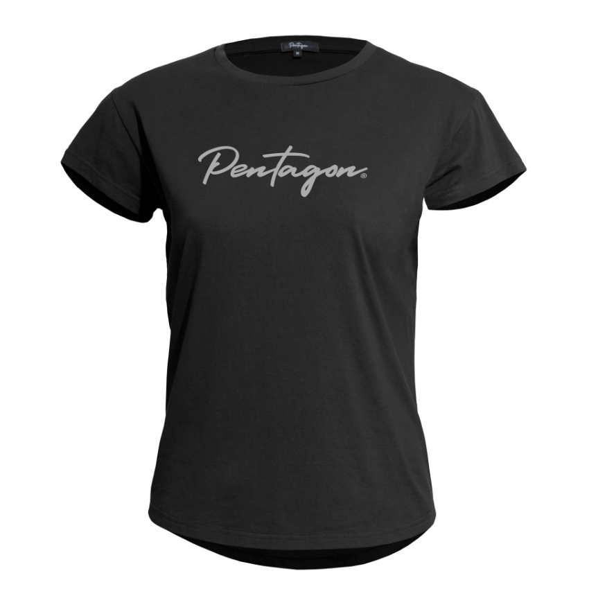 Γυναικεία Κοντομάνικη Μπλούζα T-Shirt Ladies Tee Calligraphy (Black) της Pentagon PEN68928 trazeras|PEN68928