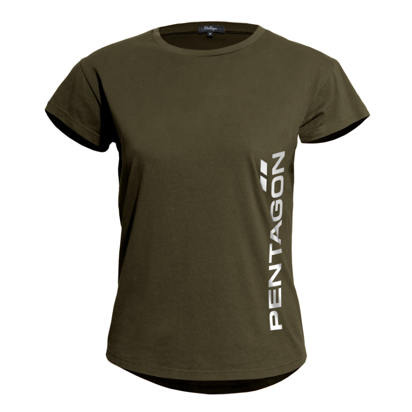 Γυναικεία Κοντομάνικη Μπλούζα T-Shirt Ladies Tee Vertical (Ral) της Pentagon PEN68932 trazeras|PEN68932