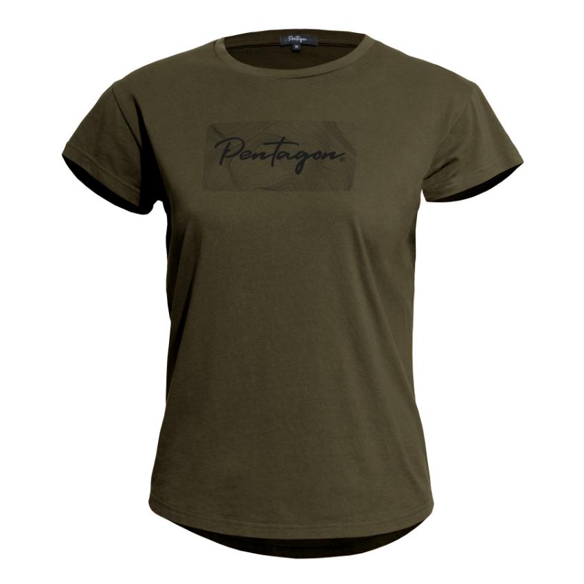 Γυναικεία Κοντομάνικη Μπλούζα T-Shirt Ladies Tee Contour (Ral) της Pentagon PEN68937 trazeras|PEN68937
