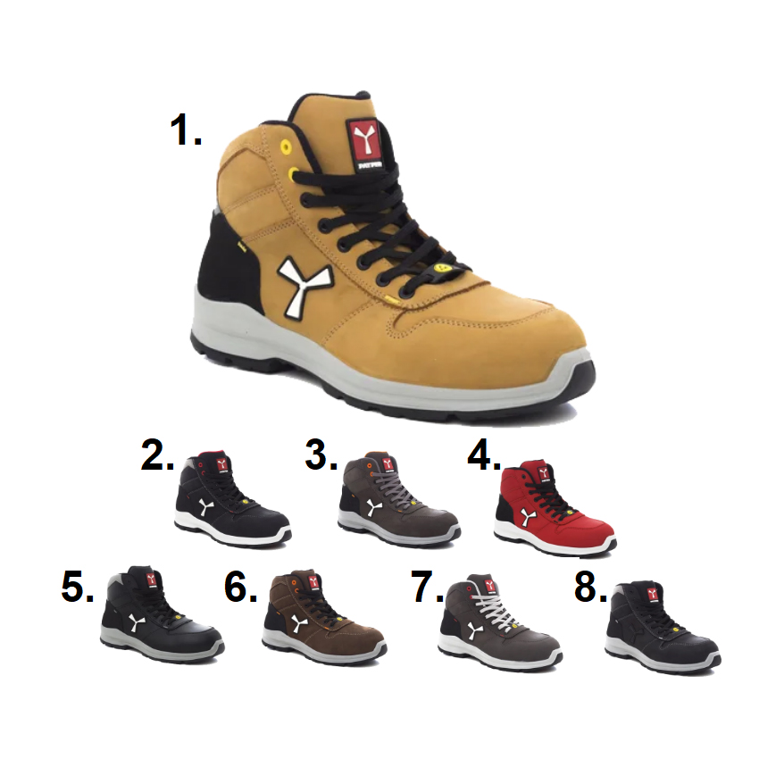 Μποτάκια Εργασίας Force Mid S3 ESD SRC, Mid 6'' (8 Χρώματα) της Payper CON69353 trazeras|CON69353