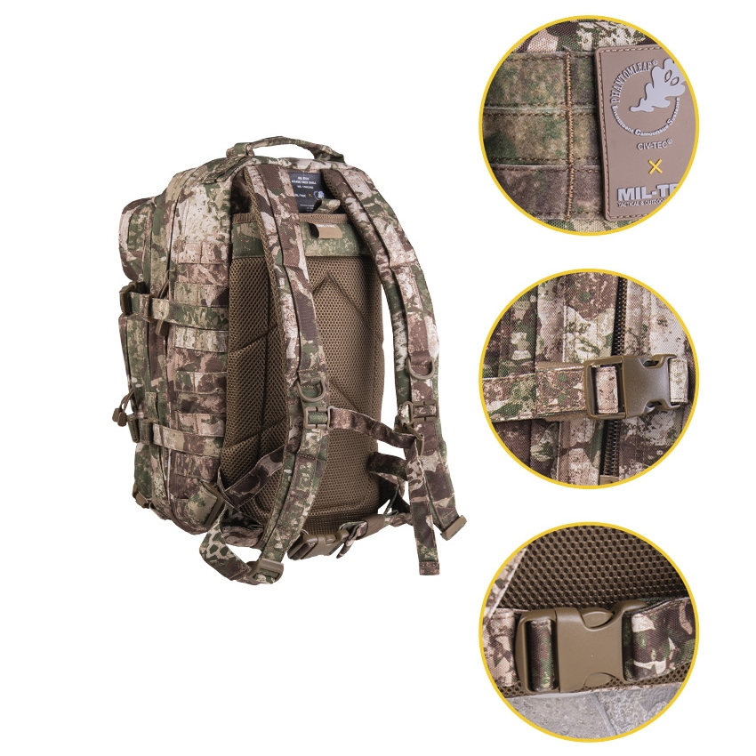 Επιχειρησιακό Σακίδιο Z2 Molle 20L US Assault (Wasp) της Mil-Tec STU69890 trazeras|STU69890
