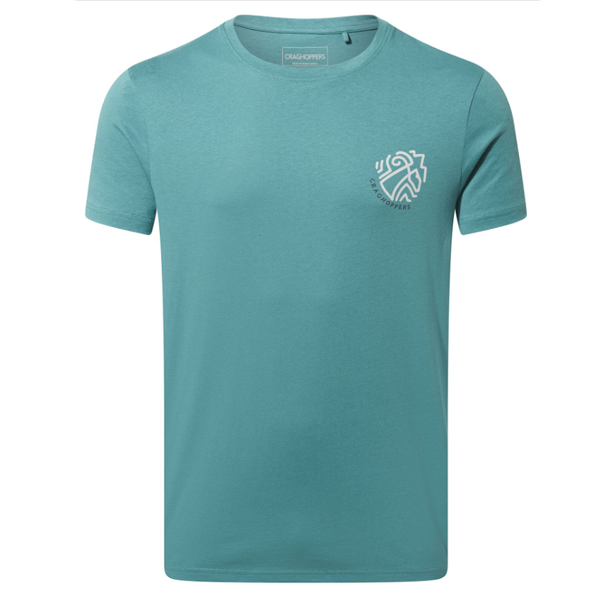 Κοντομάνικη Μπλούζα CMT994 Lucent (Teal) της Craghoppers TOY70467 trazeras|TOY70467