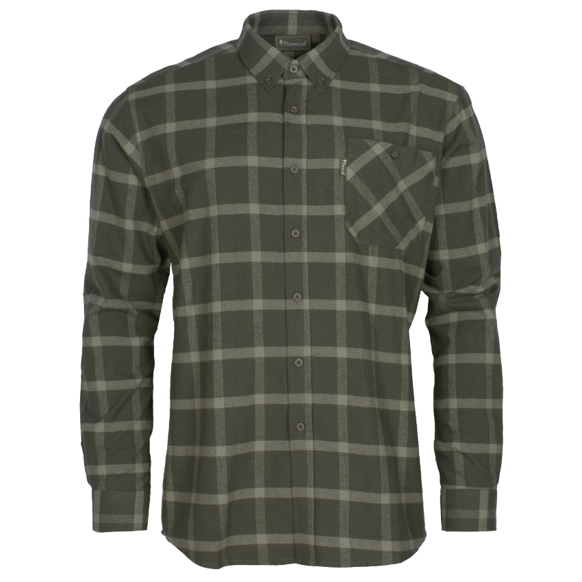 Πουκάμισο Varnamo Flannel 5009 (Dark Green) της Pinewood TOY70603 trazeras|TOY70603