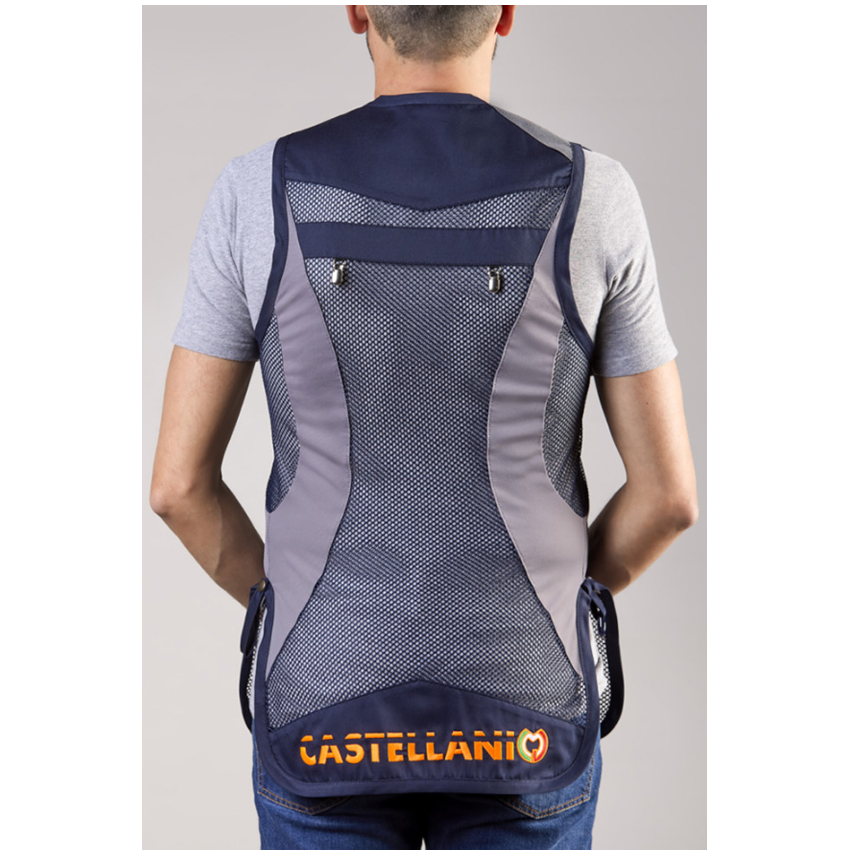 Σκοπευτικό Γιλέκο Rio Mesh Alcantara (Gray/Navy) της Castellani TOY71209 trazeras|TOY71209